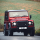 Illustration for article titled Land Rover Is Stuffing 400 HP V8s Into Vintage Defenders
